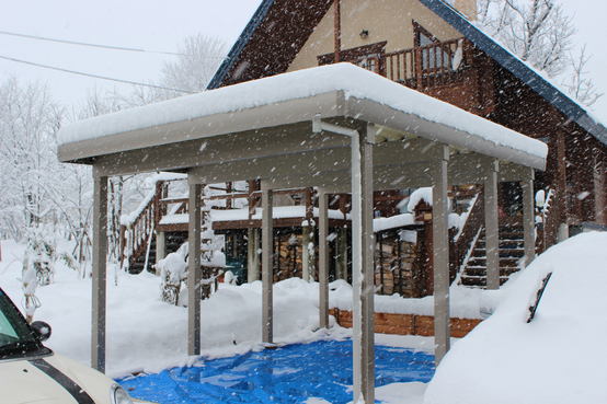 白馬村　耐雪150㎝カーポート